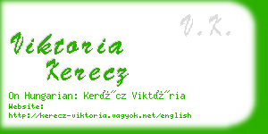 viktoria kerecz business card